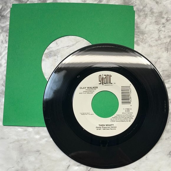 Clay Walker Then What / Country Boy and the City Girl 45 Country 1997 Giant - Picture 3 of 6